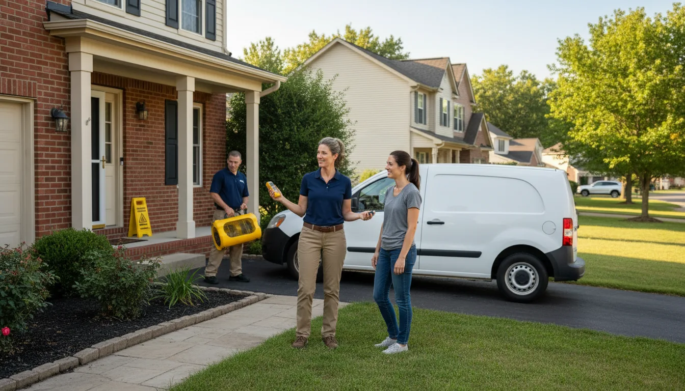 Water restoration image for Water Damage & Restoration Services in Forestdale, MA